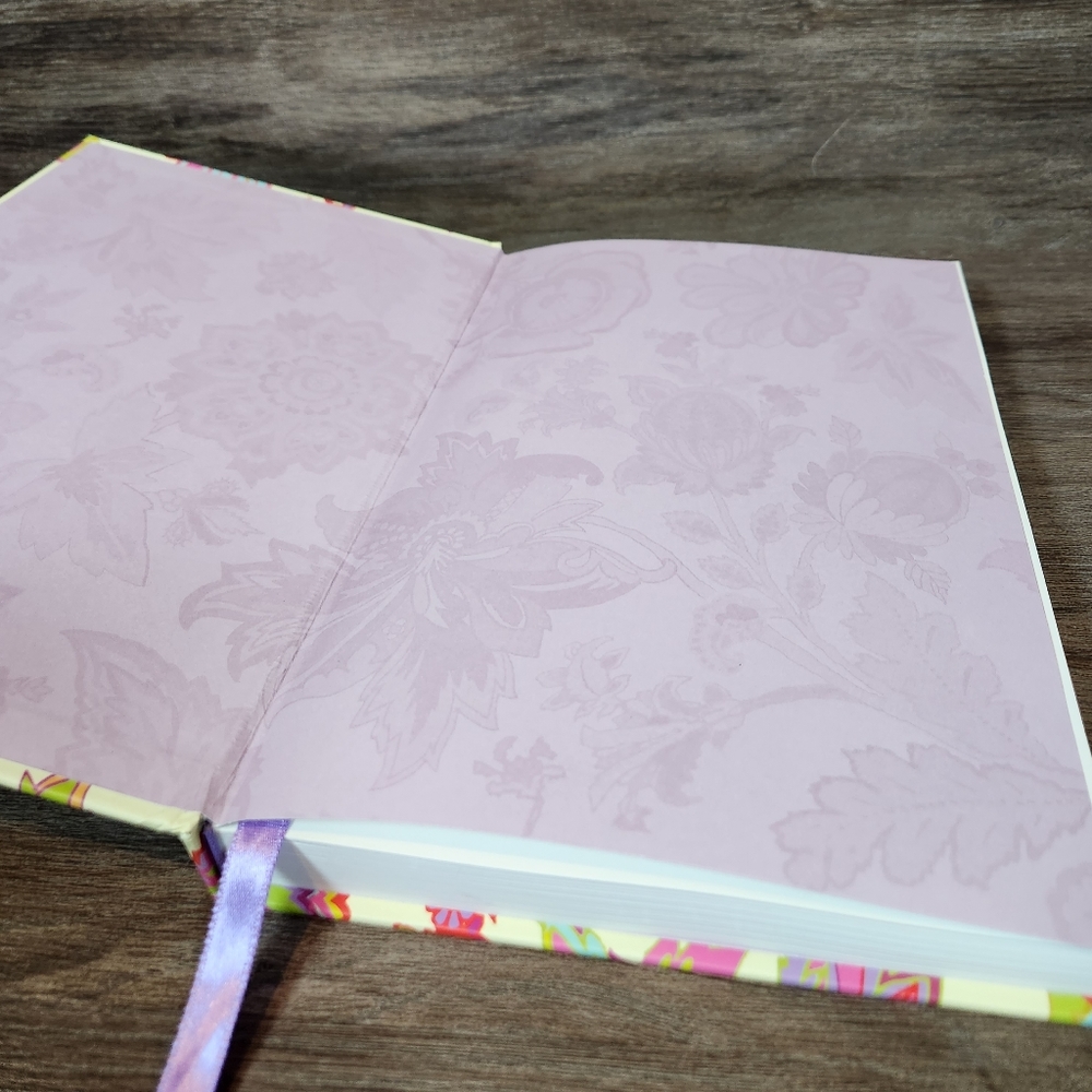 Journal Notebook Lined Paper Hardback Floral Ribbon Bookmark Barnes & Noble, Inc - Picture 4 of 9